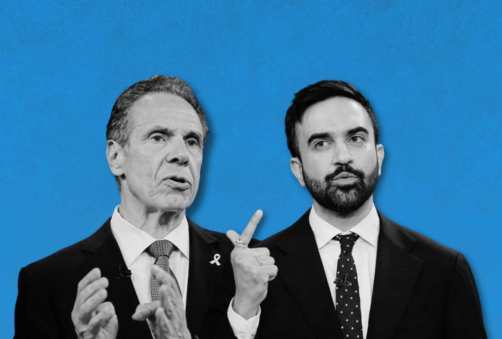 Andrew Cuomo and Zohran Mamdani