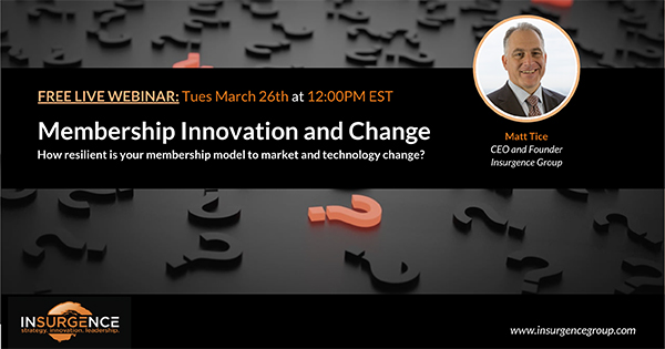Webinar on innovation and market change strategies